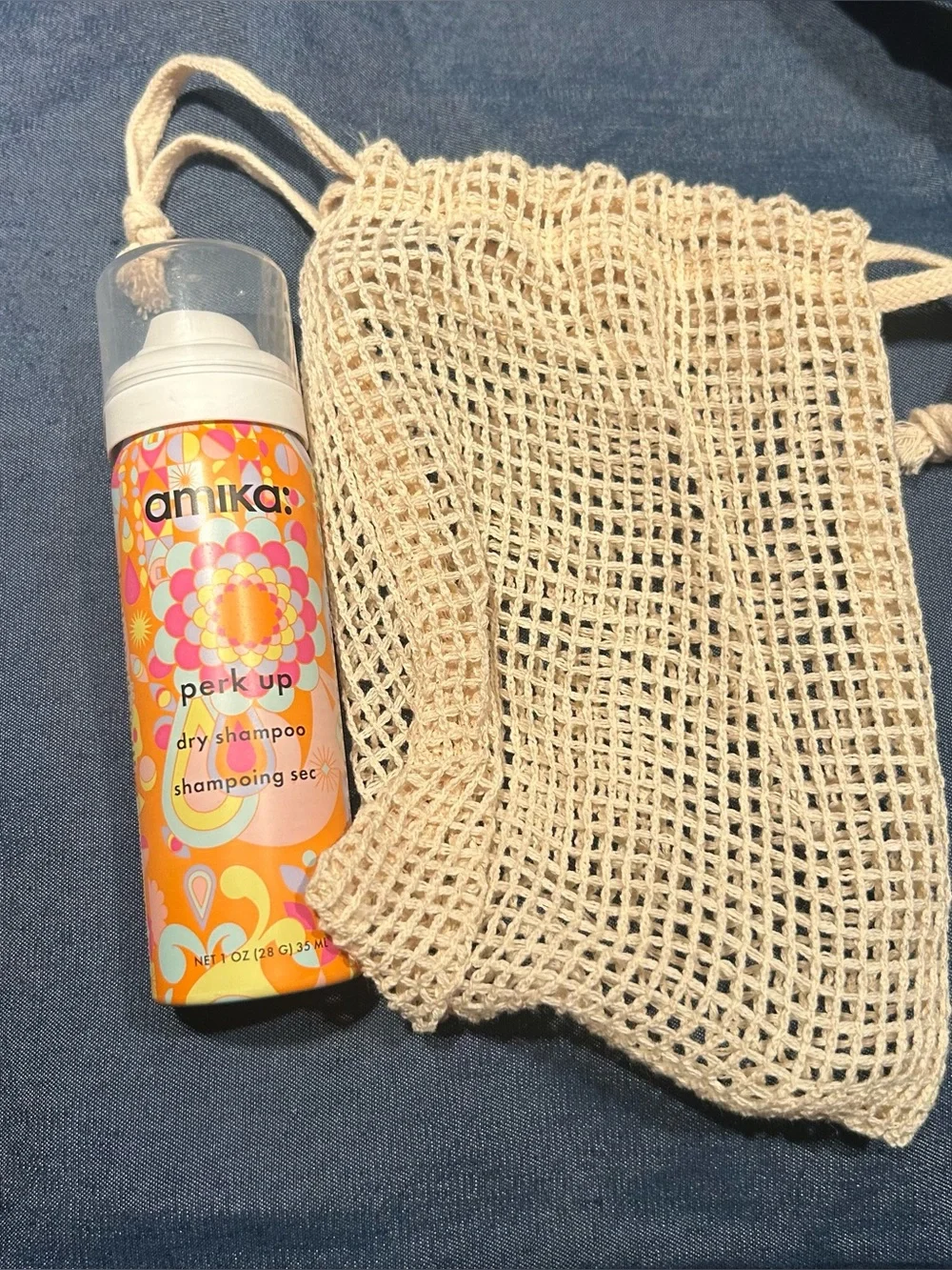amika Perk Up Dry Shampoo & pouch - travel size